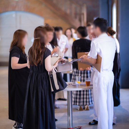 自衛隊婚活パーティーの様子